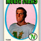 1971-72 O-Pee-Chee #21 Tom Reid  Minnesota North Stars  V9035
