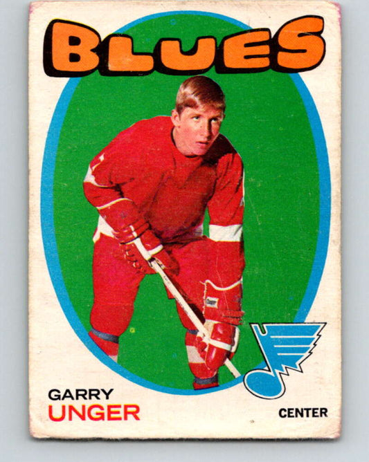 1971-72 O-Pee-Chee #26 Garry Unger  St. Louis Blues  V9049