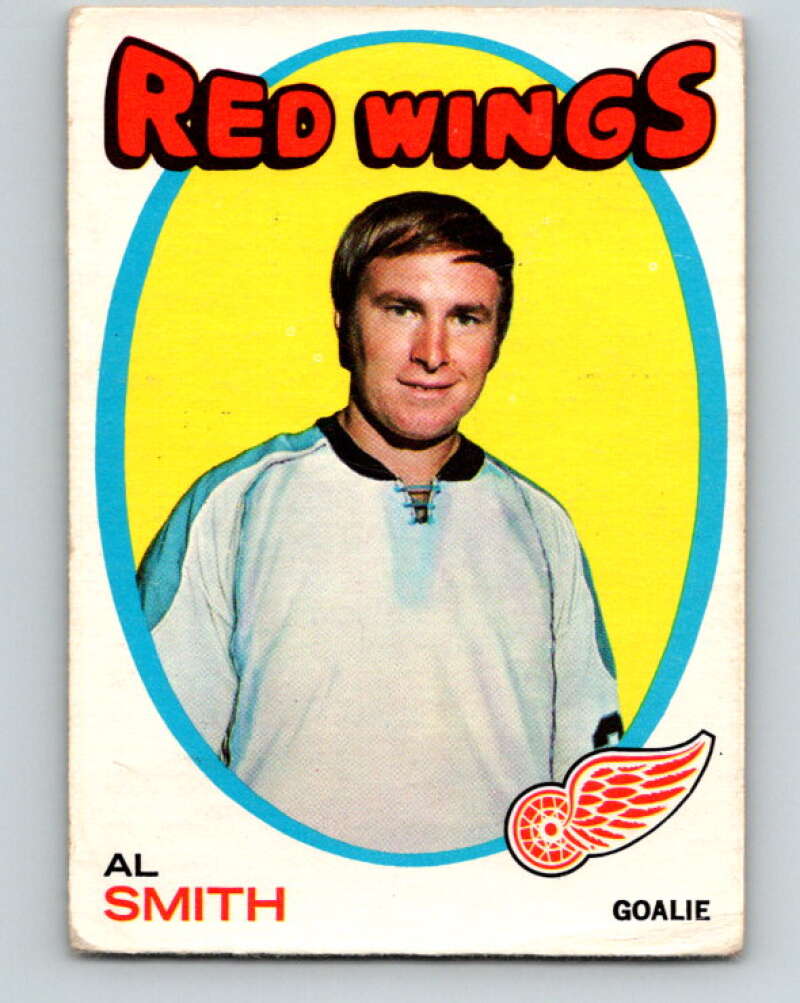 1971-72 O-Pee-Chee #27 Al Smith  Detroit Red Wings  V9052