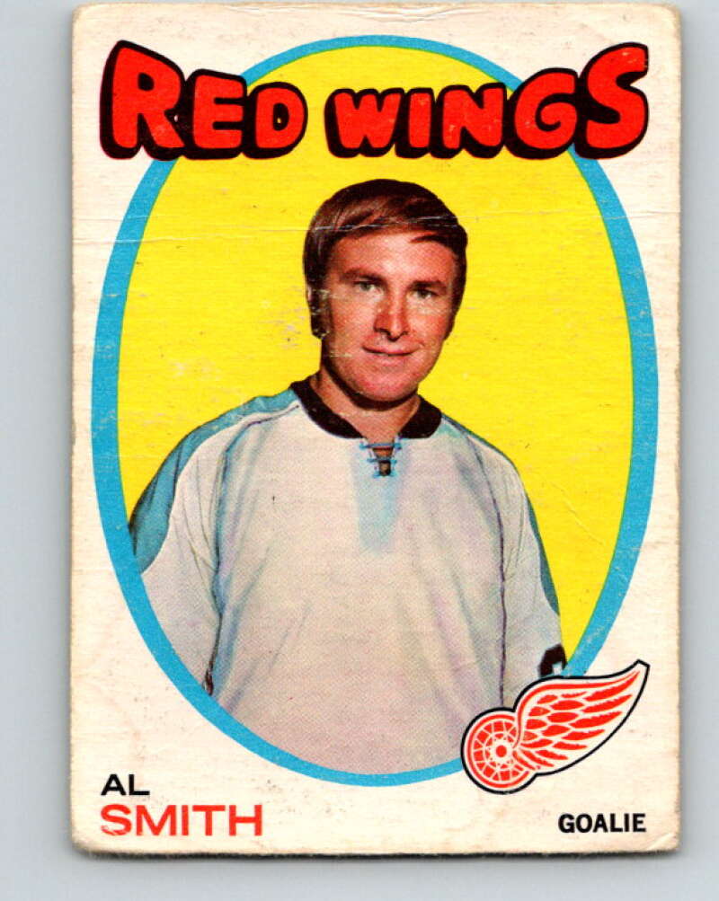 1971-72 O-Pee-Chee #27 Al Smith  Detroit Red Wings  V9053