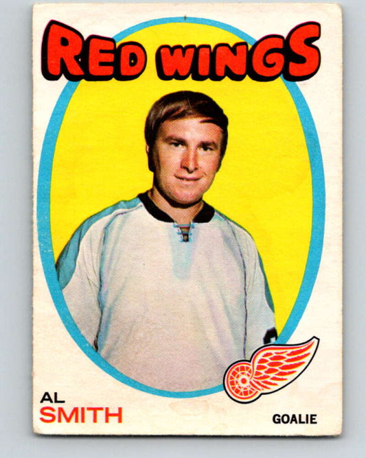 1971-72 O-Pee-Chee #27 Al Smith  Detroit Red Wings  V9054