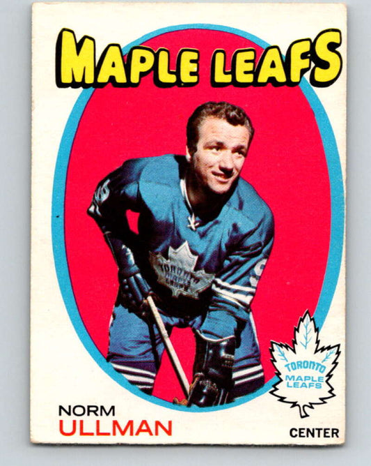1971-72 O-Pee-Chee #30 Norm Ullman  Toronto Maple Leafs  V9060