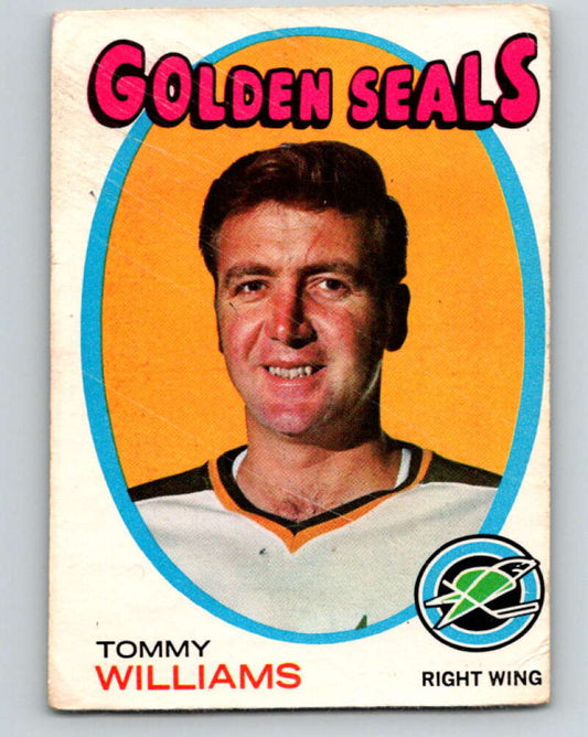 1971-72 O-Pee-Chee #31 Tom Williams  California Golden Seals  V9063
