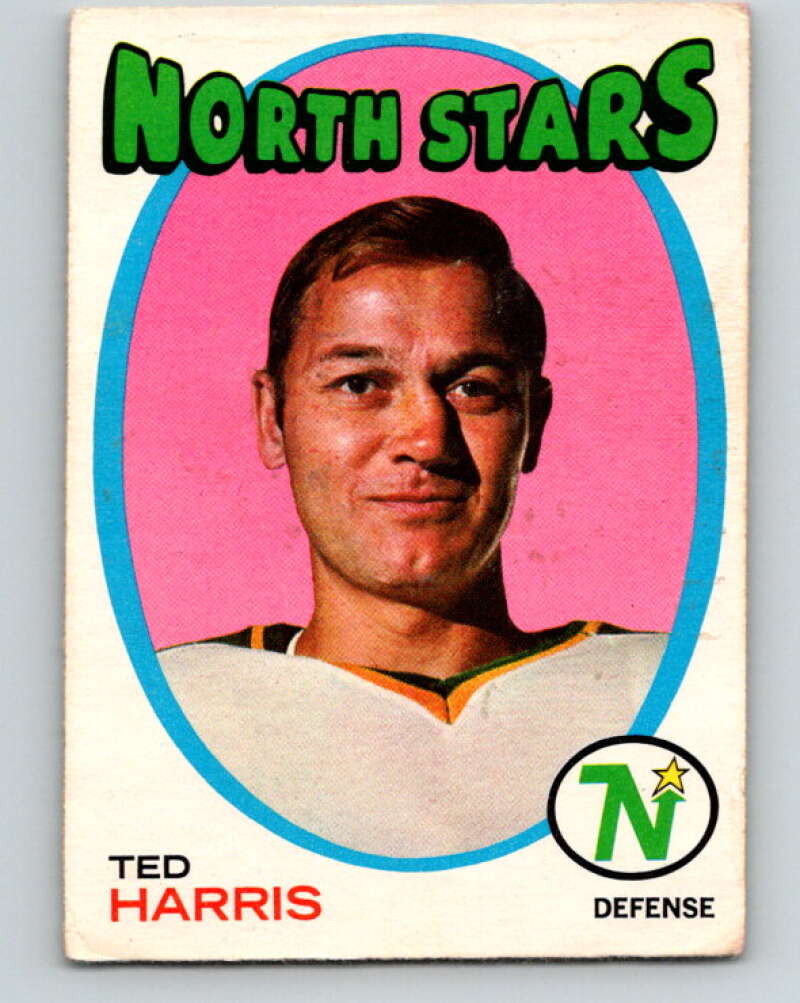 1971-72 O-Pee-Chee #32 Ted Harris Minnesota North Stars V9065 – Hockey ...
