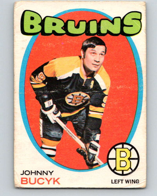 1971-72 O-Pee-Chee #35 Johnny Bucyk  Boston Bruins  V9071