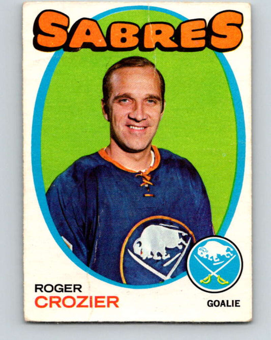 1971-72 O-Pee-Chee #36 Roger Crozier  Buffalo Sabres  V9076
