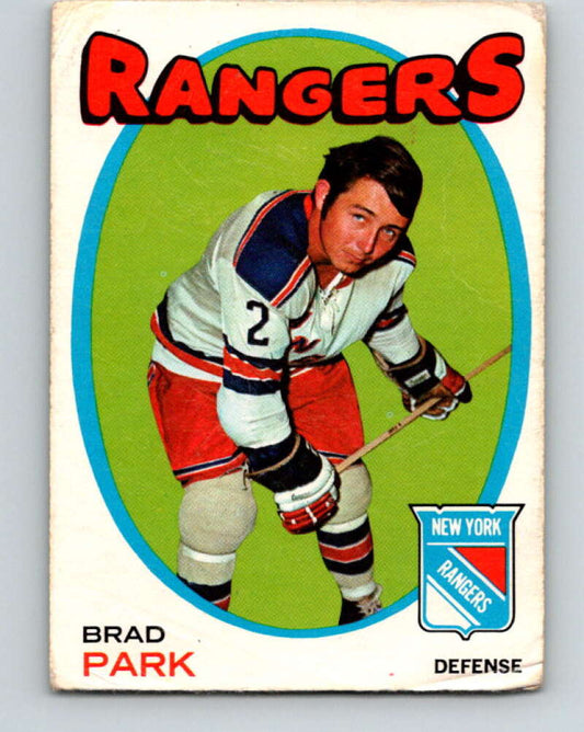 1971-72 O-Pee-Chee #40 Brad Park  New York Rangers  V9087