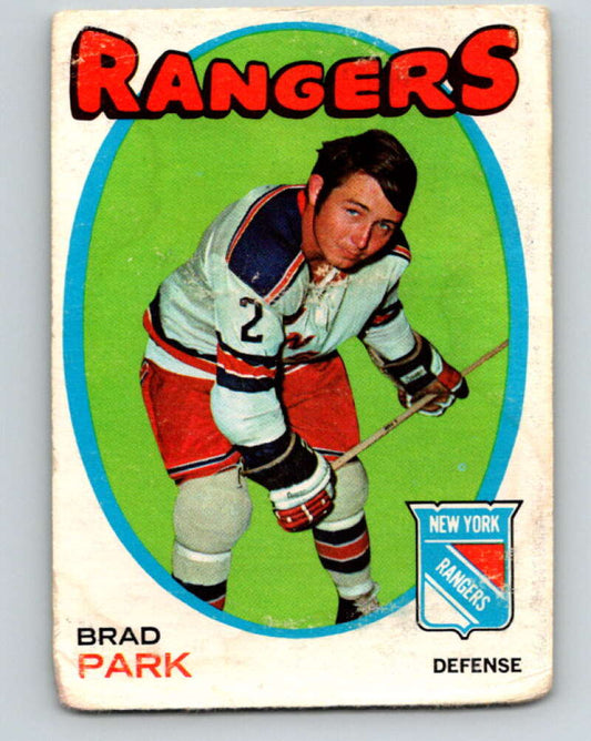 1971-72 O-Pee-Chee #40 Brad Park  New York Rangers  V9090