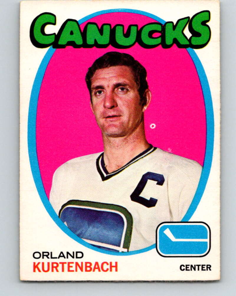 1971-72 O-Pee-Chee #42 Orland Kurtenbach  Vancouver Canucks  V9093