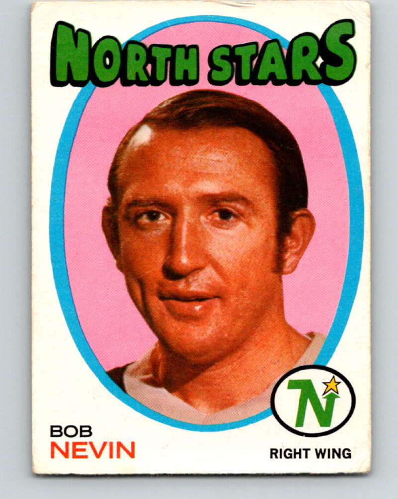 1971-72 O-Pee-Chee #44 Bob Nevin  Minnesota North Stars  V9099