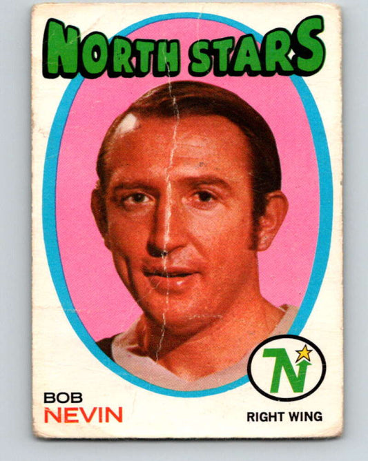 1971-72 O-Pee-Chee #44 Bob Nevin  Minnesota North Stars  V9101