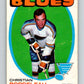 1971-72 O-Pee-Chee #51 Chris Bordeleau  RC Rookie St. Louis Blues  V9116