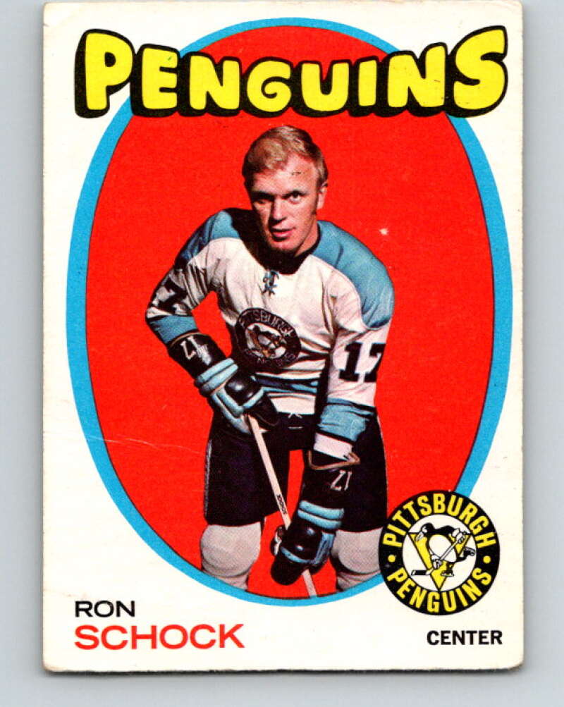 1971-72 O-Pee-Chee #56 Ron Schock  Pittsburgh Penguins  V9130