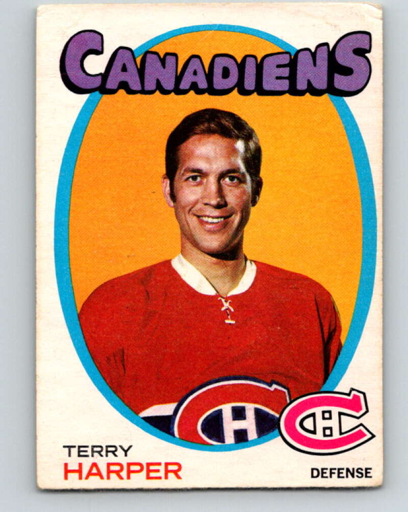 1971-72 O-Pee-Chee #59 Terry Harper  Montreal Canadiens  V9135