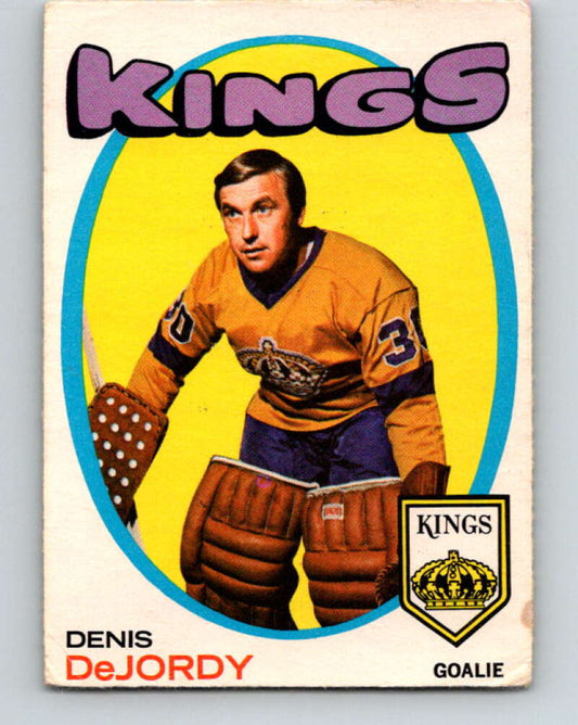 1971-72 O-Pee-Chee #63 Denis DeJordy  Los Angeles Kings  V9142