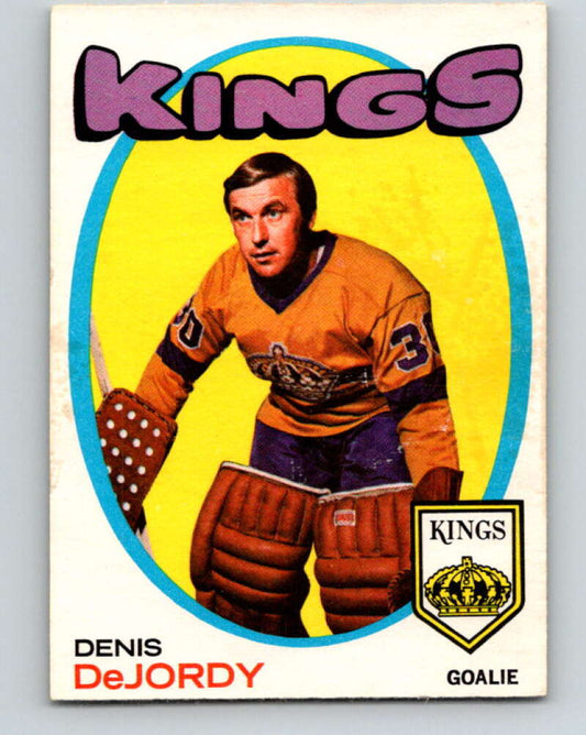 1971-72 O-Pee-Chee #63 Denis DeJordy  Los Angeles Kings  V9144