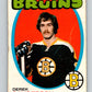 1971-72 O-Pee-Chee #65 Derek Sanderson  Boston Bruins  V9148