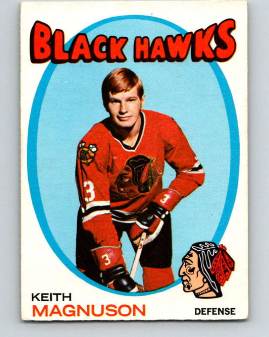 1971-72 O-Pee-Chee #69 Keith Magnuson  Chicago Blackhawks  V9163