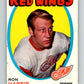 1971-72 O-Pee-Chee #70 Ron Harris  Detroit Red Wings  V9167