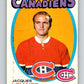 1971-72 O-Pee-Chee #71 Jacques Lemaire  Montreal Canadiens  V9171