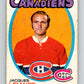 1971-72 O-Pee-Chee #71 Jacques Lemaire  Montreal Canadiens  V9172