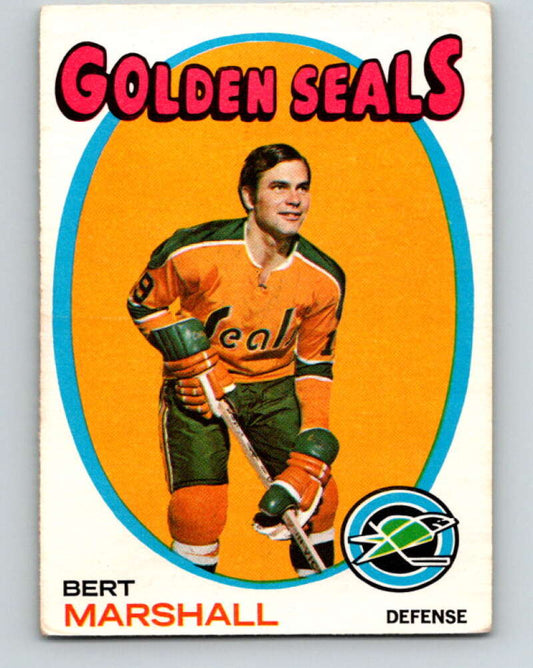 1971-72 O-Pee-Chee #73 Bert Marshall  California Golden Seals  V9178