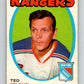 1971-72 O-Pee-Chee #74 Ted Irvine  New York Rangers  V9179