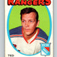 1971-72 O-Pee-Chee #74 Ted Irvine  New York Rangers  V9180