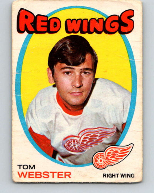 1971-72 O-Pee-Chee #78 Tom Webster  Detroit Red Wings  V9191