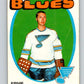 1971-72 O-Pee-Chee #81 Ernie Wakely  St. Louis Blues  V9195