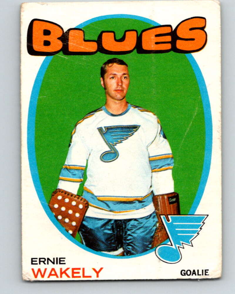 1971-72 O-Pee-Chee #81 Ernie Wakely  St. Louis Blues  V9195