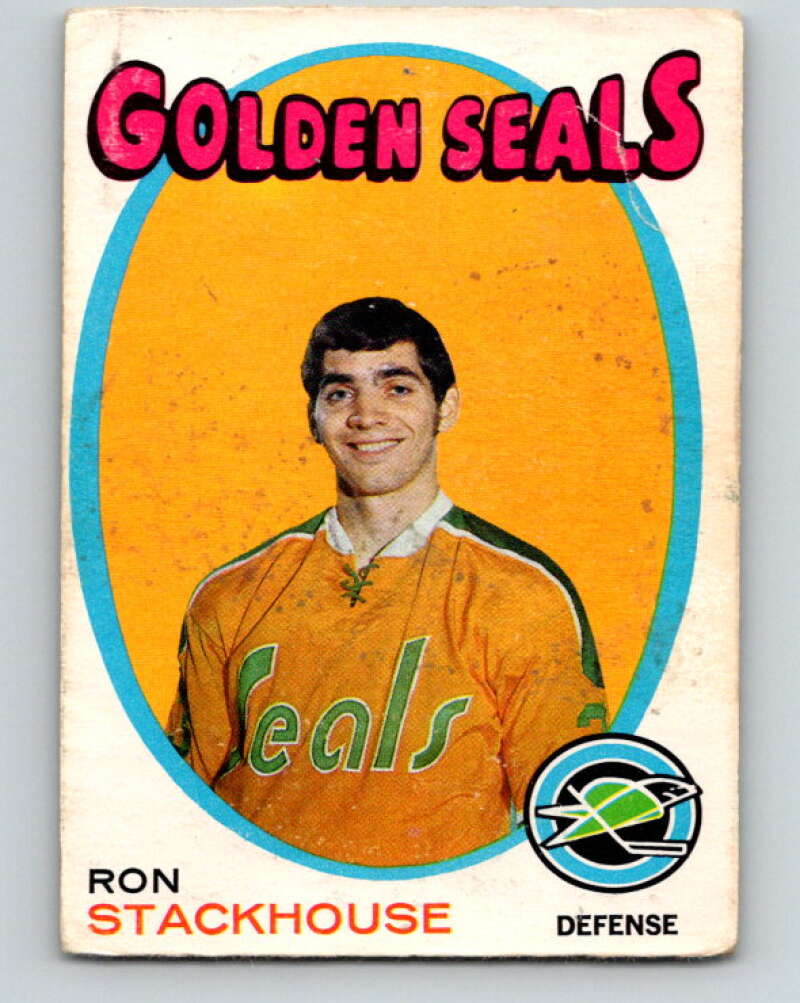 1971-72 O-Pee-Chee #83 Ron Stackhouse  RC Rookie California Golden Seals  V9201