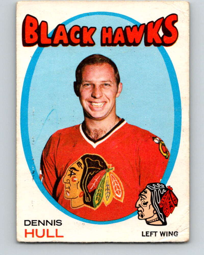 1971-72 O-Pee-Chee #85 Dennis Hull  Chicago Blackhawks  V9206