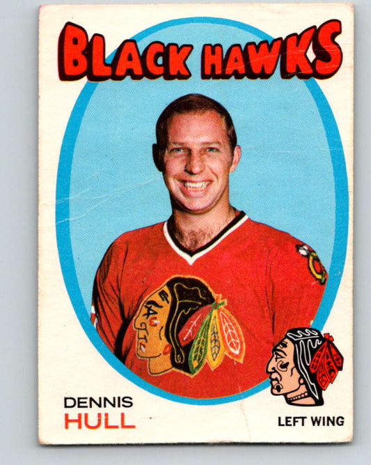 1971-72 O-Pee-Chee #85 Dennis Hull  Chicago Blackhawks  V9208
