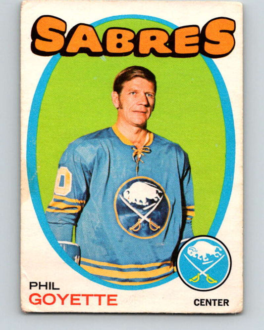 1971-72 O-Pee-Chee #88 Phil Goyette  Buffalo Sabres  V9214