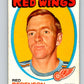 1971-72 O-Pee-Chee #91 Red Berenson  Detroit Red Wings  V9220