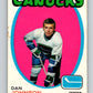1971-72 O-Pee-Chee #95 Dan Johnson  RC Rookie Vancouver Canucks  V9230