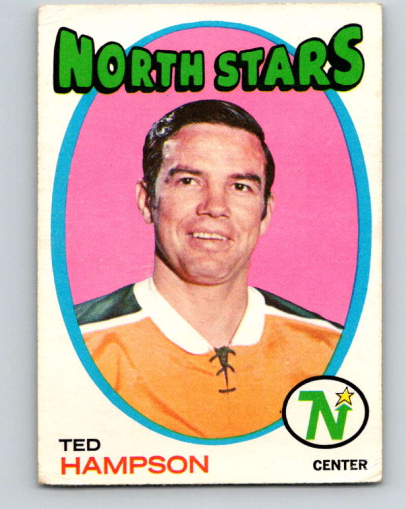 1971-72 O-Pee-Chee #101 Ted Hampson  Minnesota North Stars  V9244