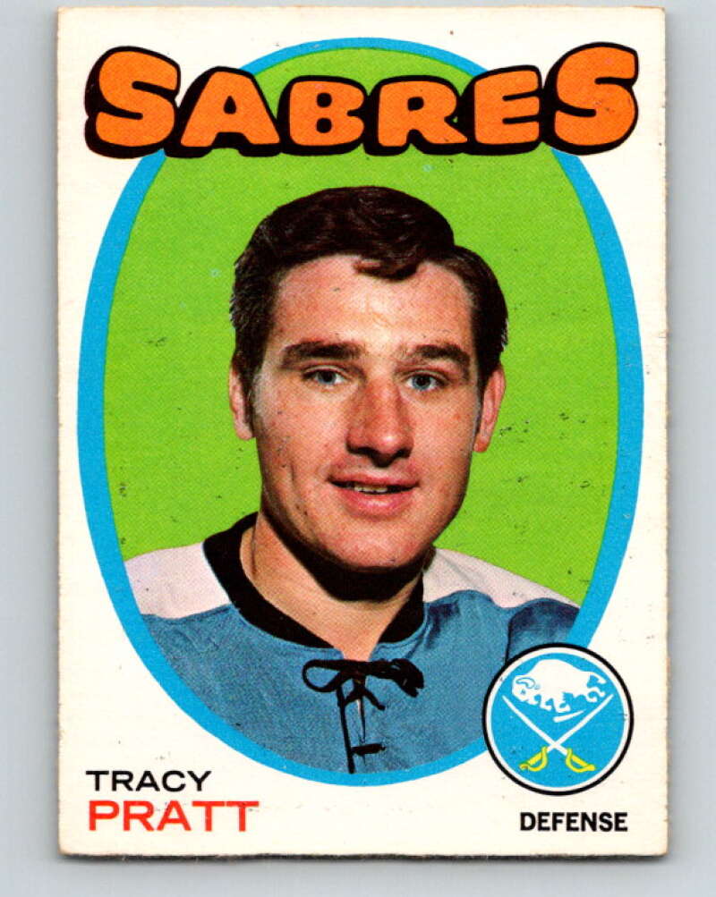 1971-72 O-Pee-Chee #107 Tracy Pratt  Buffalo Sabres  V9262