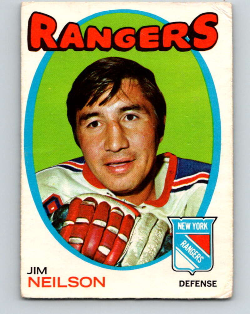 1971-72 O-Pee-Chee #112 Jim Neilson  New York Rangers  V9273