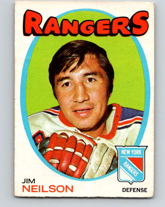 1971-72 O-Pee-Chee #112 Jim Neilson  New York Rangers  V9274