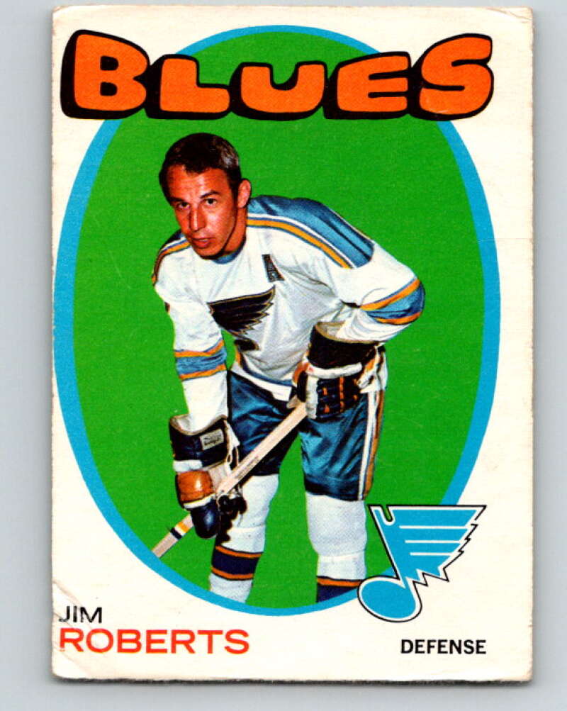 1971-72 O-Pee-Chee #116 Jim Roberts  St. Louis Blues  V9276