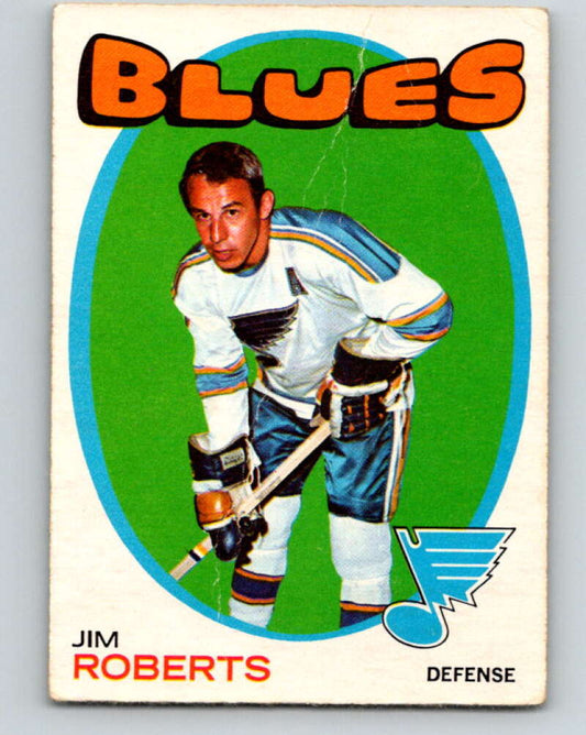 1971-72 O-Pee-Chee #116 Jim Roberts  St. Louis Blues  V9277