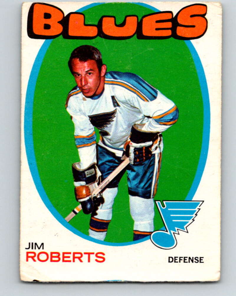 1971-72 O-Pee-Chee #116 Jim Roberts  St. Louis Blues  V9278