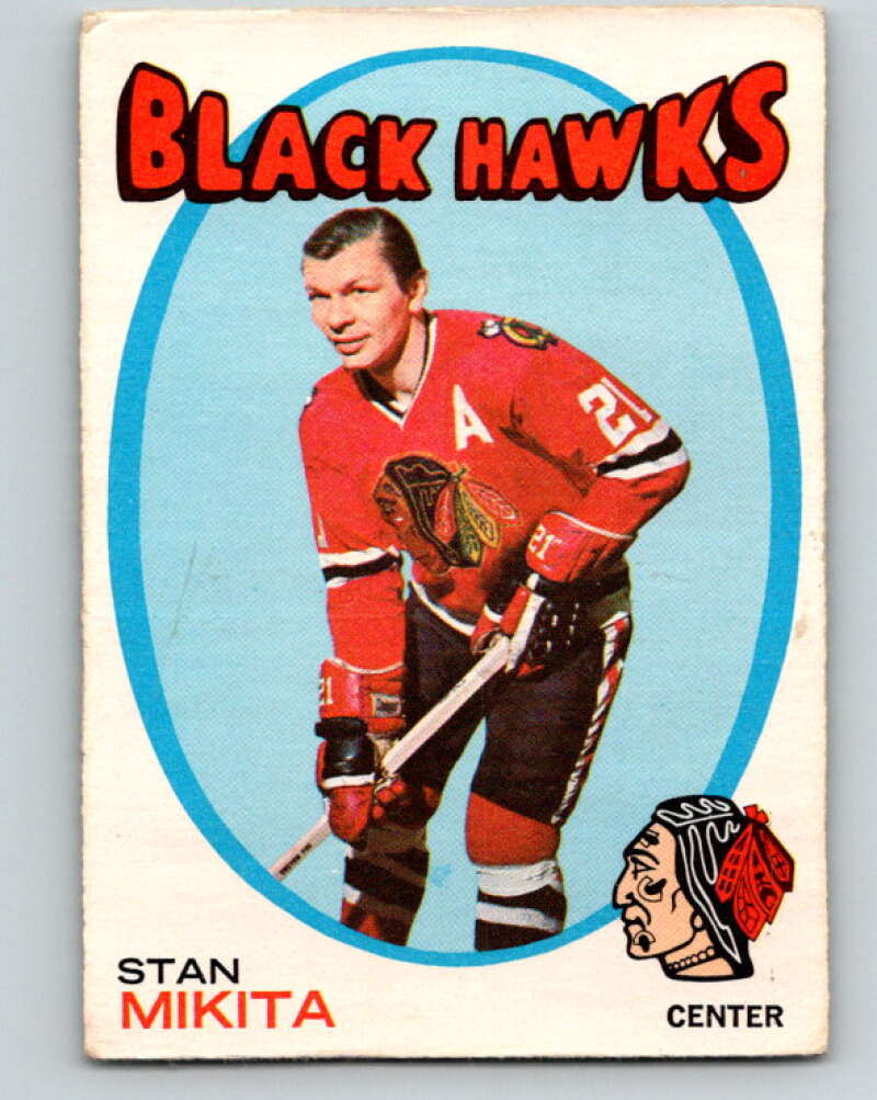 1971-72 O-Pee-Chee #125 Stan Mikita  Chicago Blackhawks  V9306