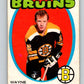 1971-72 O-Pee-Chee #129 Wayne Cashman  Boston Bruins  V9309