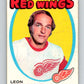 1971-72 O-Pee-Chee #135 Leon Rochefort  Detroit Red Wings  V9322