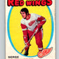 1971-72 O-Pee-Chee #136 Serge Lajeunesse  RC Rookie Detroit Red Wings  V9325