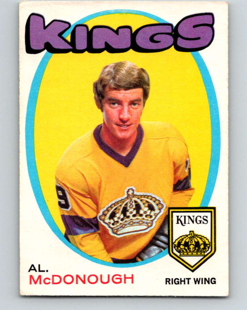 1971-72 O-Pee-Chee #150 Al McDonough  RC Rookie Los Angeles Kings  V9390