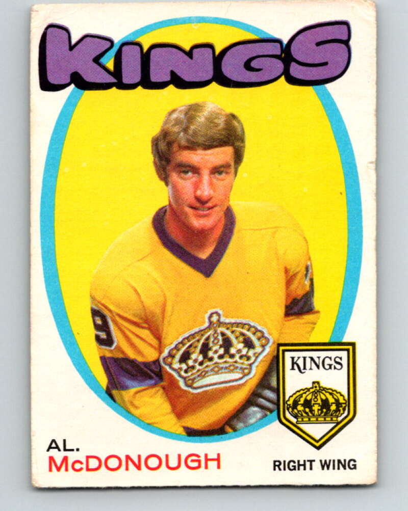 1971-72 O-Pee-Chee #150 Al McDonough  RC Rookie Los Angeles Kings  V9393